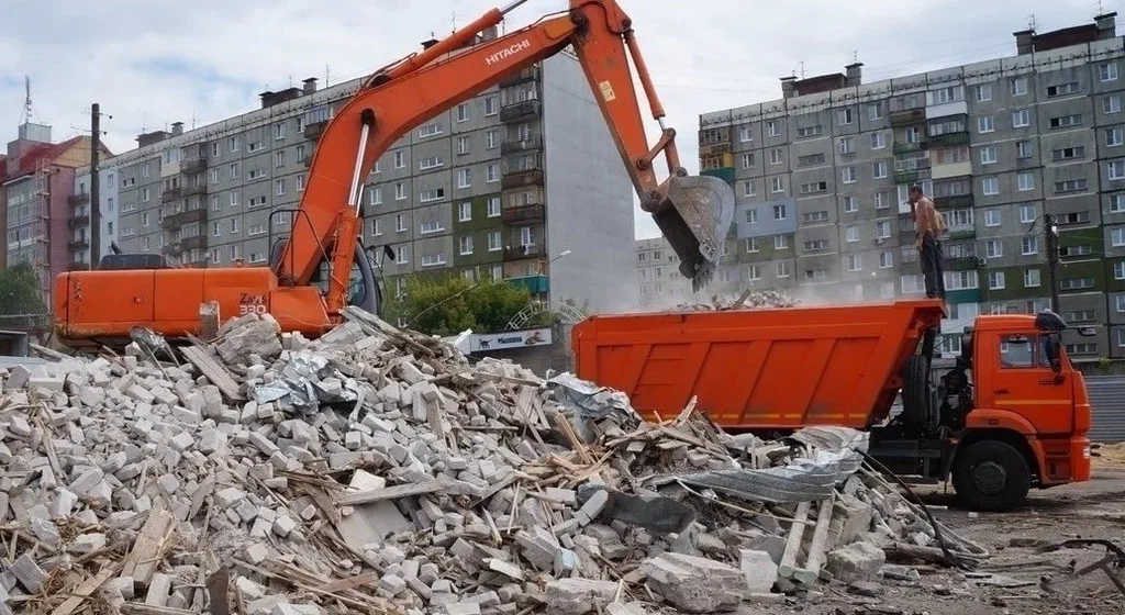 Профессиональный вывоз строительного мусора в Куйбышеве в октябре